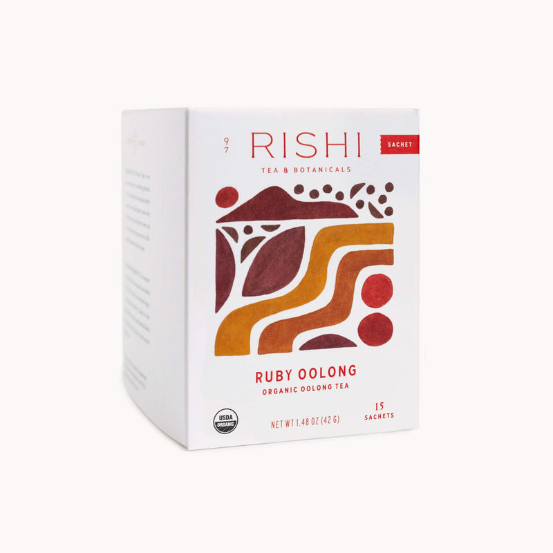 Ruby Oolong SACHETS Rishi Tea & Botanicals
